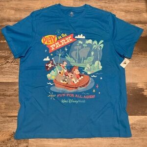 Disneys Play in the Park blue tee shirt